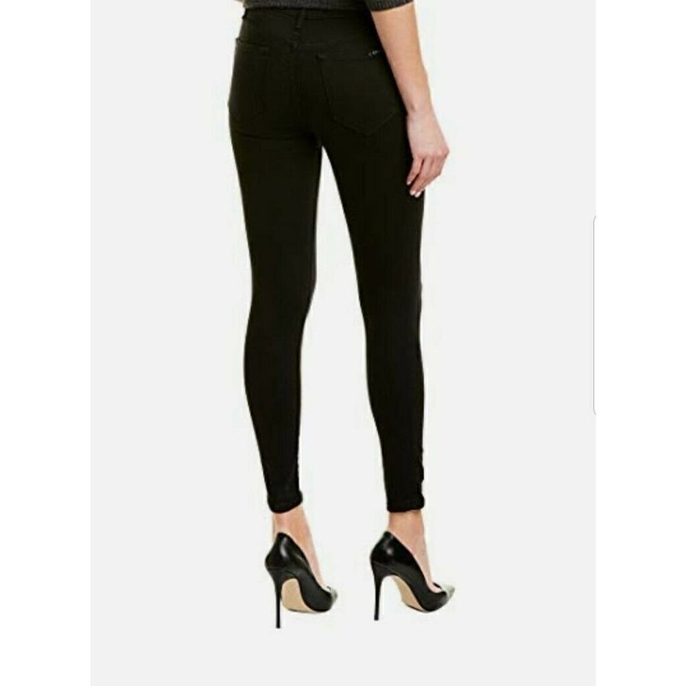 Joe's Jeans Women's High Rise Skinny Ankle Jean Black Greeley sz 24 NWT